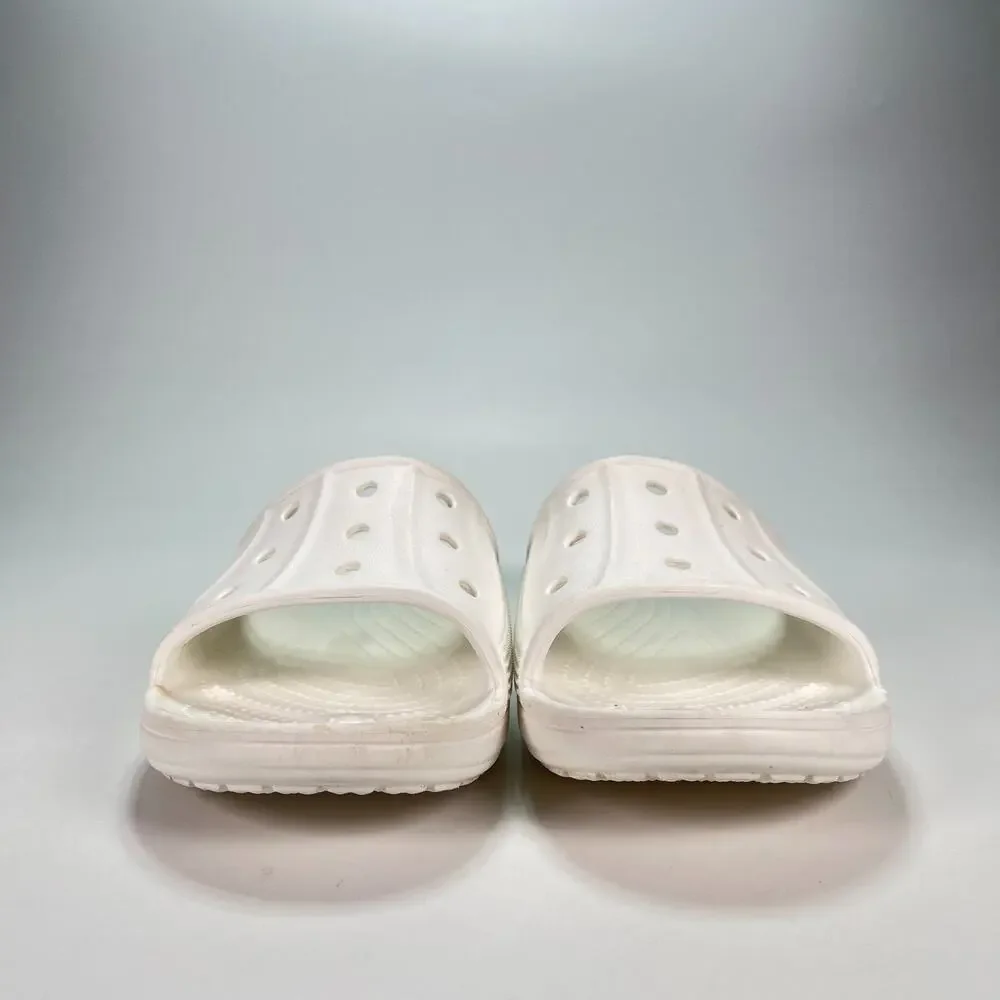 Crocs Baya II Slides Lightweight Comfort Sandals 208215 Men’s Size 8 White